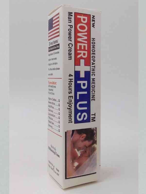 Power Plus Cream - Homoeopathic Man Power Cream